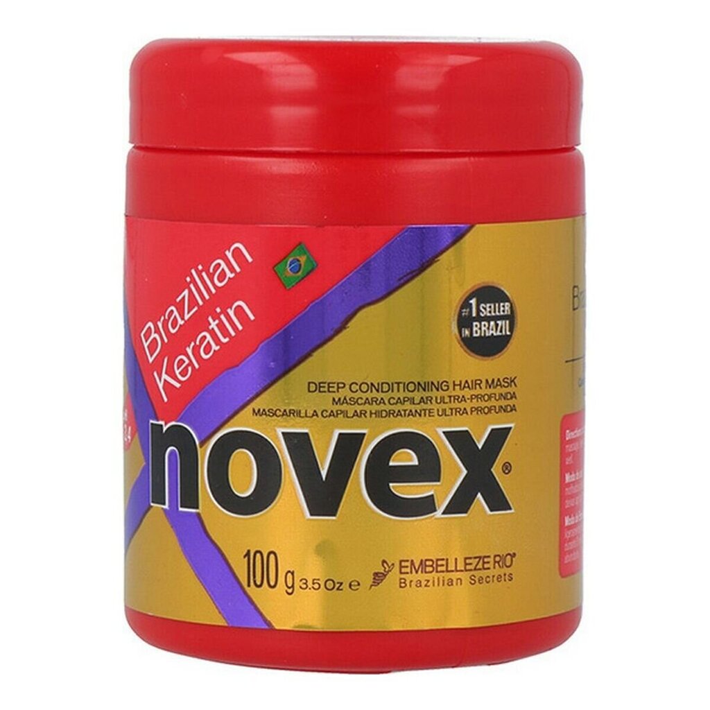 Juuksemask Novex Brazilian Keratin, 400 ml hind ja info | Maskid, õlid, seerumid | kaup24.ee