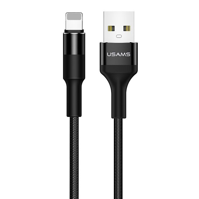 Kaabel Usams SJ220IP01, USB A 2.0 - Lightning 8pin Apple toodetele, 1.2 m hind ja info | Kaablid ja juhtmed | kaup24.ee