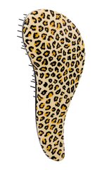 Щетка для волос Detangler, Leopard Yellow цена и информация | Расчески, щетки для волос, ножницы | kaup24.ee