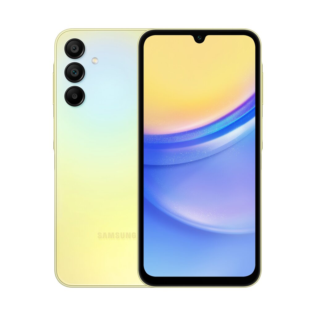 Samsung Galaxy A15 5G 4/128GB SM-A156BZYDEUE Yellow цена и информация | Telefonid | kaup24.ee