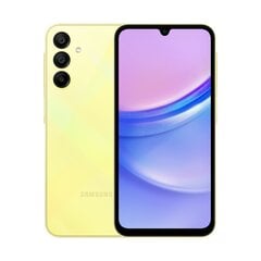 Samsung Galaxy A15 4/128 ГБ Желтый цвет цена и информация | Мобильные телефоны | kaup24.ee