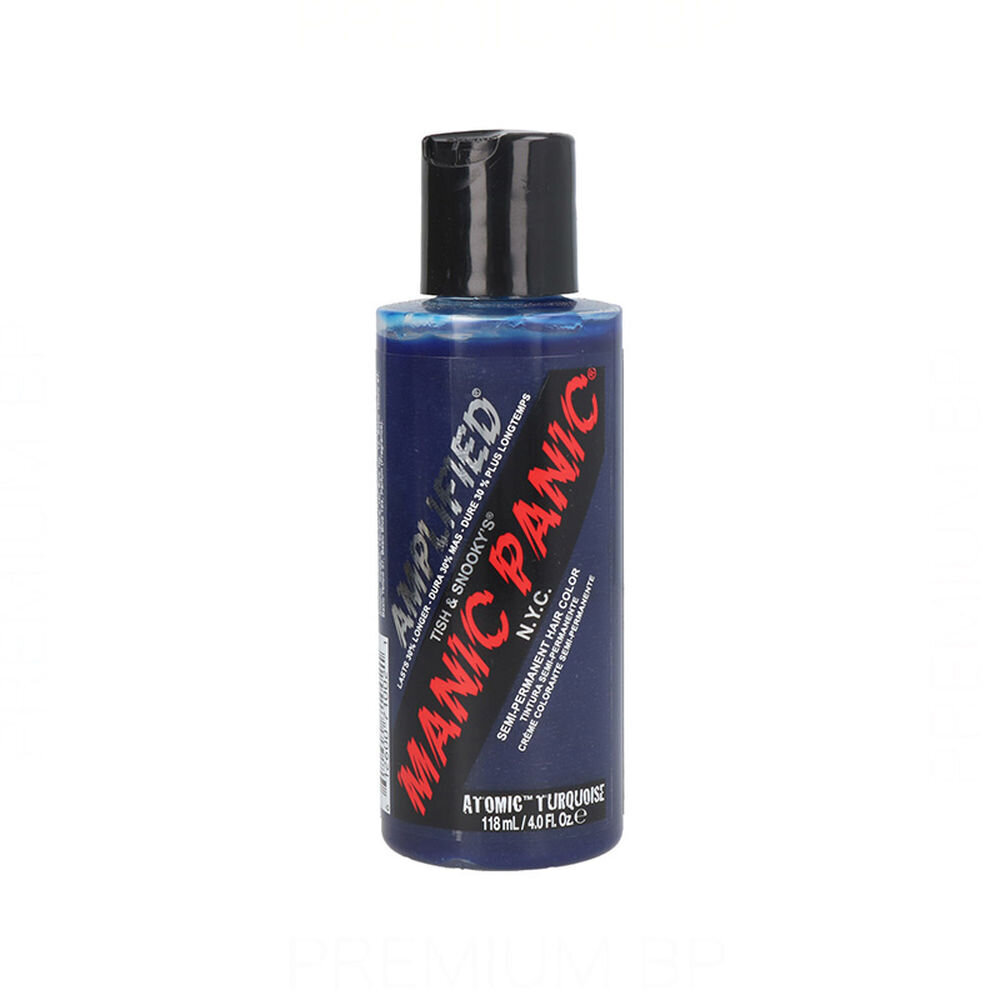Poolpüsiv värv Manic Panic Amplified Atomic Turquoise Spray, 100 ml цена и информация | Juuksevärvid | kaup24.ee