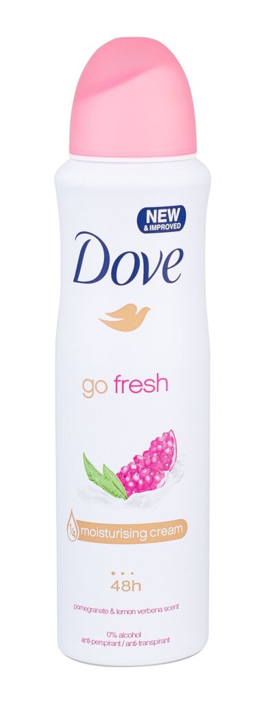 Pihustatav deodorant - antiperspirant Dove Go Fresh 48h Pomegranate 150 ml hind ja info | Deodorandid | kaup24.ee