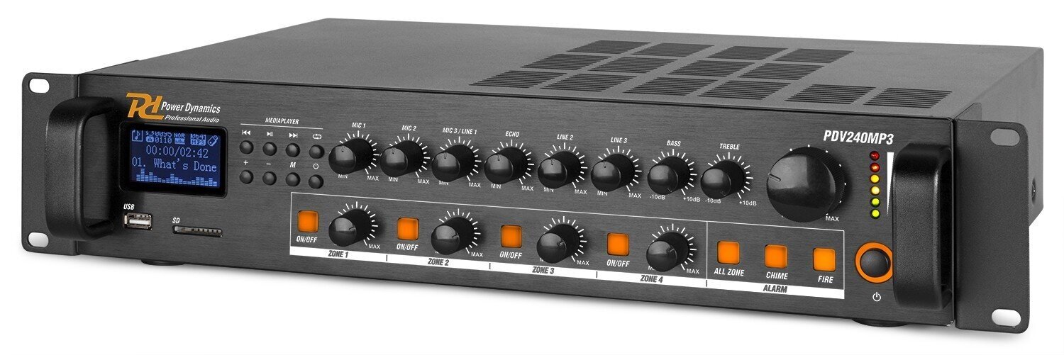 Power Dynamics PDV240MP3 PA цена и информация | Koduaudio ja "Soundbar" süsteemid | kaup24.ee