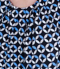 Zabaione женская блуза KATHE PL*P4005, черный/синий 4067218729143 цена и информация | Женские блузки, рубашки | kaup24.ee