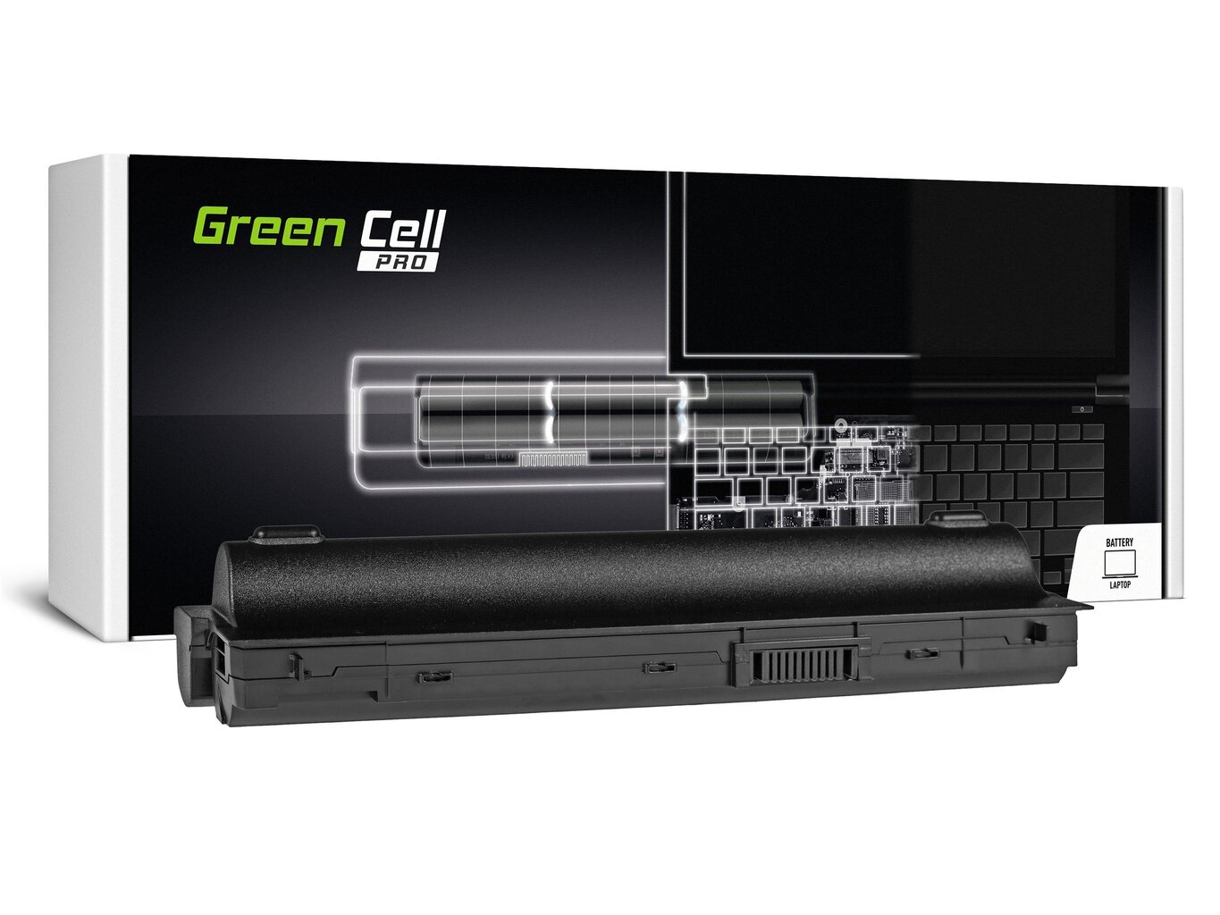 Enlarged Green Cell Pro Laptop Battery for Dell Latitude E6220 E6230 E6320 E6330 hind ja info | Sülearvuti akud | kaup24.ee