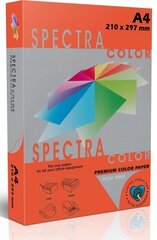 Цветная бумага SPECTRA COLOR, А4, 80г/м2, 500 листов, IT250 RED (интенсивный красный сп.) цена и информация | Тетради и бумажные товары | kaup24.ee