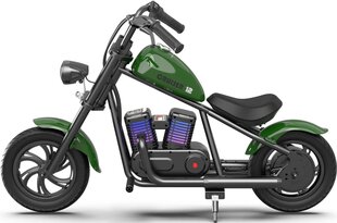 Детский одноместный электромотоцикл Hyper Gogo Cruiser 12 plus, зеленый цена и информация | Электромобили для детей | kaup24.ee