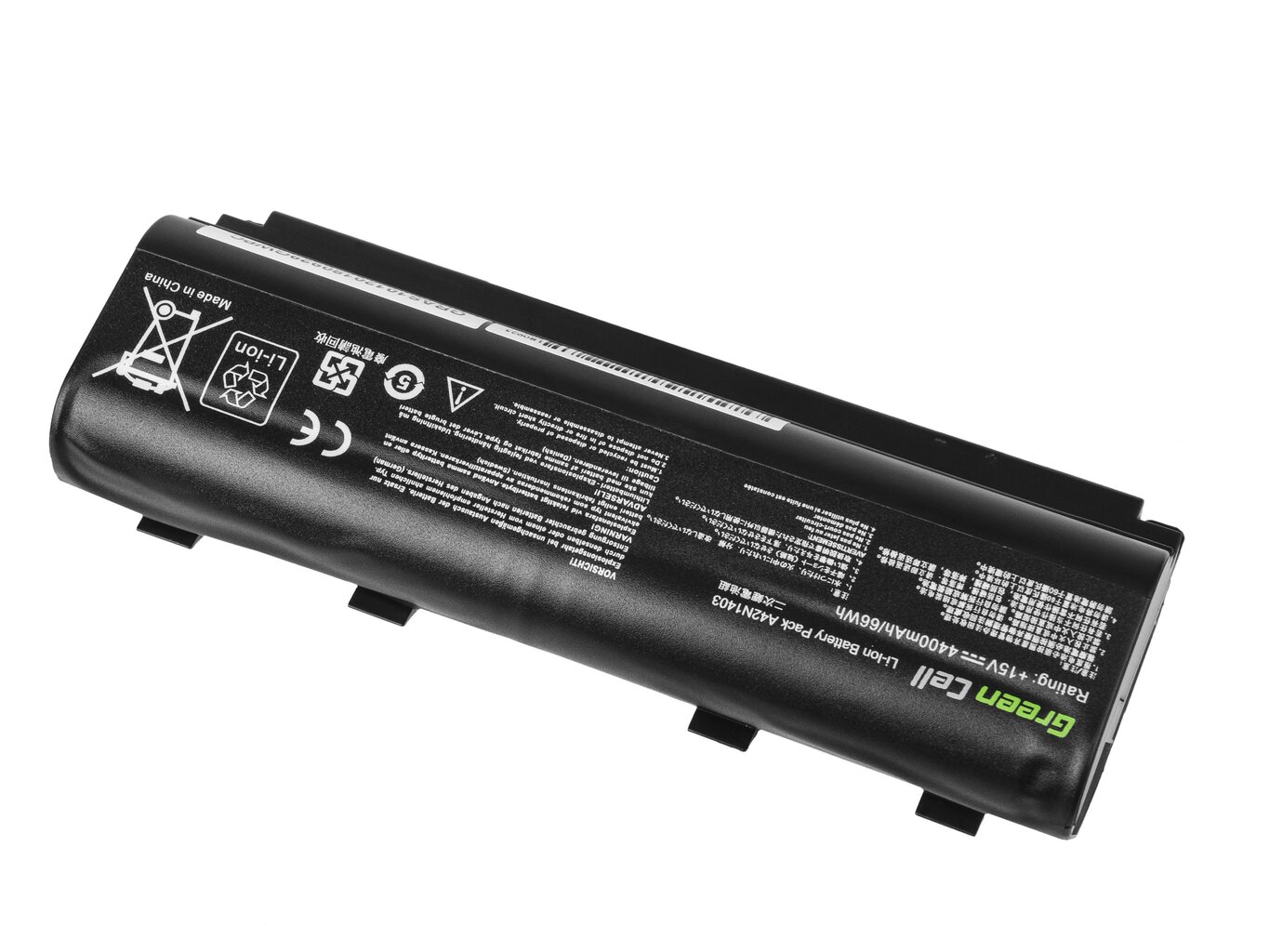 Green Cell Laptop Battery A42N1403 for Asus ROG G751 G751J G751JL G751JM G751JT G751JY hind ja info | Sülearvuti akud | kaup24.ee