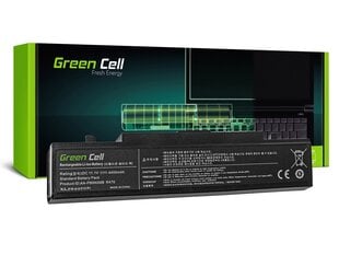 Green Cell Laptop Battery AA-PB9NC6B AA-PB9NS6B for Samsung RV511 R519 R522 R530 R540 R580 R620 R719 R780 цена и информация | Аккумуляторы для ноутбуков | kaup24.ee