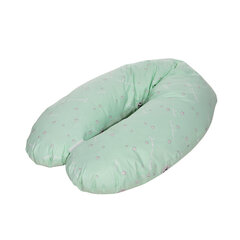 Подушка для грудного кормления Lorelli Friends, зеленая, 190 см цена и информация | Подушки для кормления | kaup24.ee