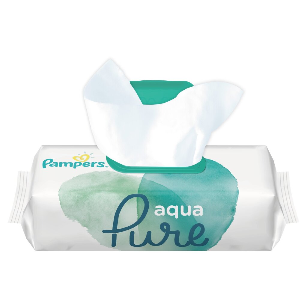 Salvrätikud Pampers Aqua Pure, 48 tk цена и информация | Niisked salvrätikud | kaup24.ee