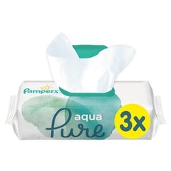 Салфетки PAMPERS Aqua Pure, 3х48 шт. цена и информация | Влажные салфетки | kaup24.ee