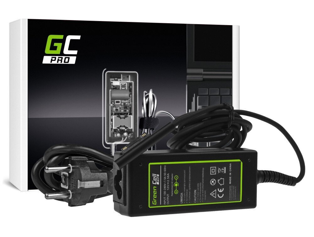 Green Cell 12V, 2.58A, 36W цена и информация | Sülearvutite laadijad | kaup24.ee