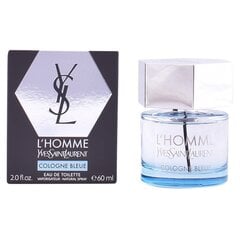 Tualettvesi meestele Yves Saint Laurent L'Homme Cologne Bleue EDT 60 ml цена и информация | Мужские духи | kaup24.ee