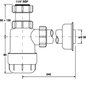 Valamu sifoon ilma peata McAlpine MCHC232, 32 mm hind ja info | Sifoonid | kaup24.ee