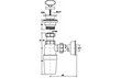 Valamu sifoon peaga McAlpine MCHC1L40J, 40 mm hind ja info | Sifoonid | kaup24.ee