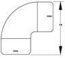 Messingist kroomitud torupõlv, McAlpine MC32ACB, 32 mm цена и информация | Sifoonid | kaup24.ee