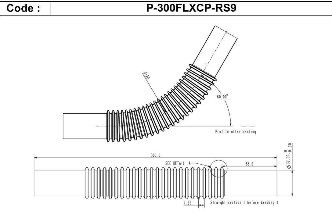 Painduv pikendus sifoonile, McAlpine MCRS9, 32 mm цена и информация | Sifoonid | kaup24.ee