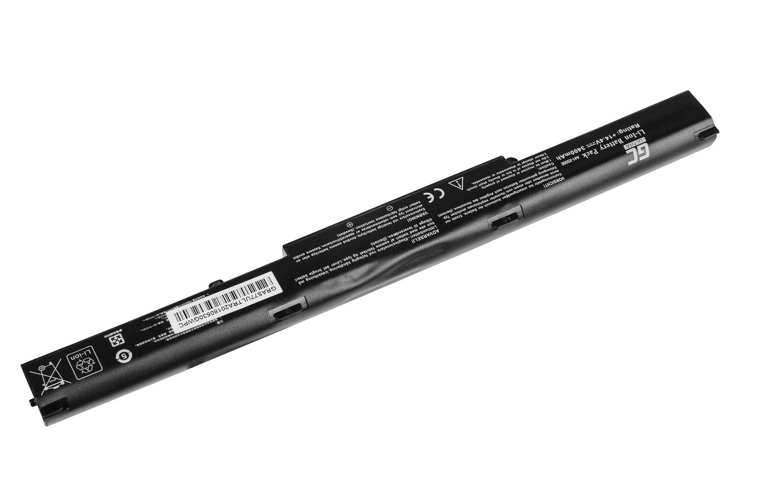 Green Cell ULTRA Laptop Battery A41-X550E Asus A450 A550 F550 K550 R510 R510D R510DP X450 X550 X550D hind ja info | Sülearvuti akud | kaup24.ee