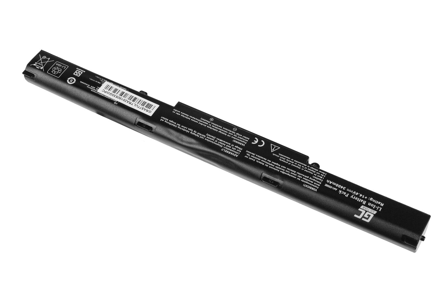 Green Cell ULTRA Laptop Battery A41-X550E Asus A450 A550 F550 K550 R510 R510D R510DP X450 X550 X550D hind ja info | Sülearvuti akud | kaup24.ee