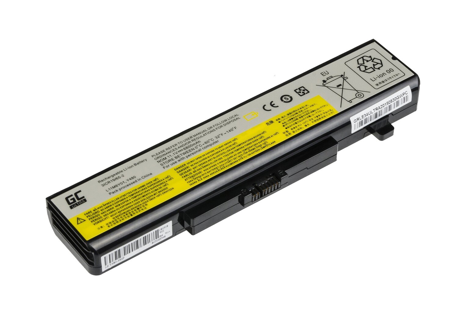 Green Cell ULTRA Laptop Battery L11S6Y01 L11S6F01 Lenovo B580 B590 G500 G505 G510 G700 G710 G580 G585,IdeaPad P500 P585 Y580 Z5 hind ja info | Sülearvuti akud | kaup24.ee