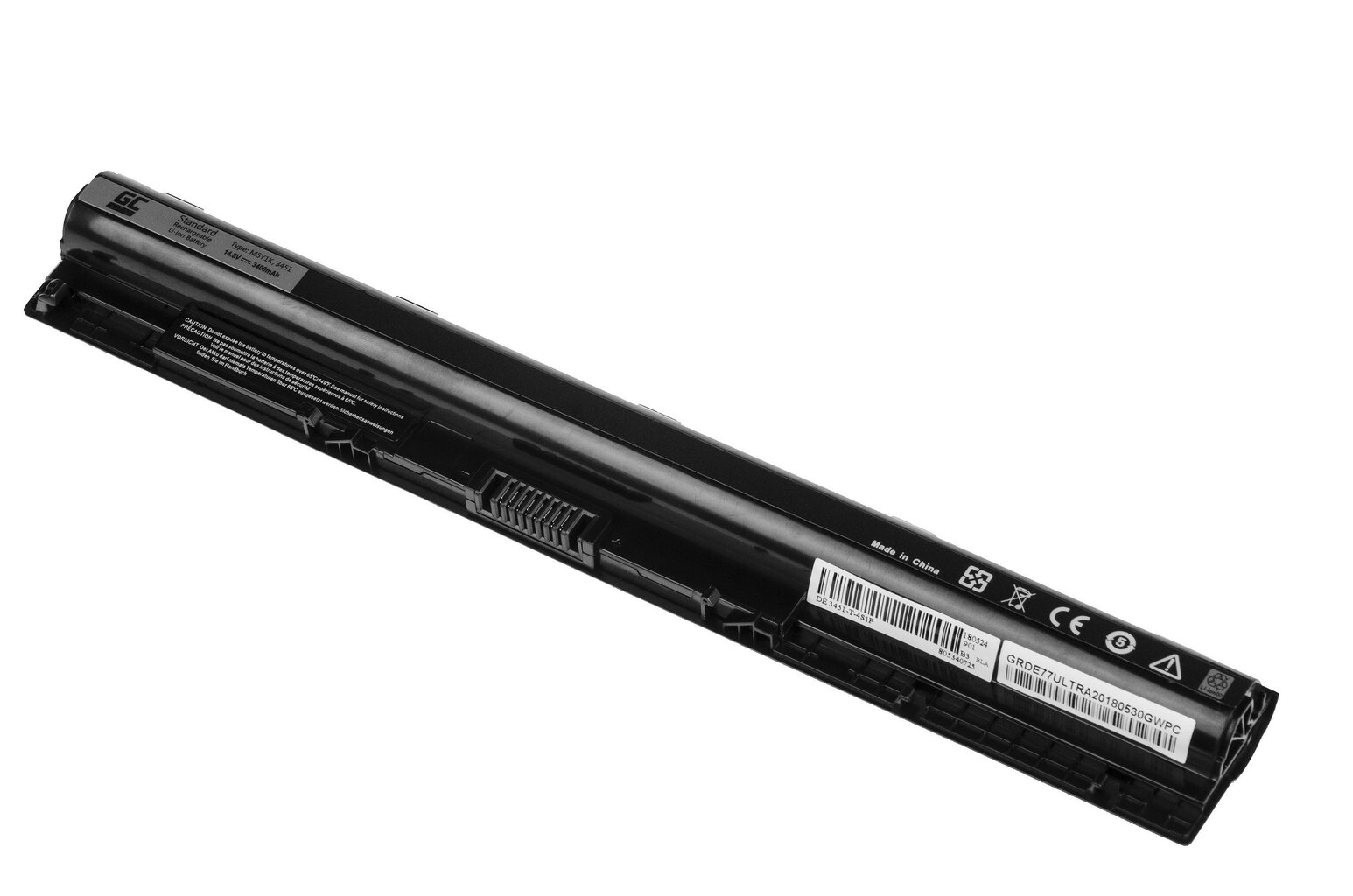 Green Cell ULTRA Laptop Battery M5Y1K Dell Inspiron 15 5551 5552 5558 5559 Inspiron 17 5755 hind ja info | Sülearvuti akud | kaup24.ee