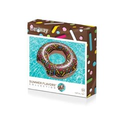 Ujumisrõngas Bestway Donut, 107 cm, pruun hind ja info | Täispuhutavad veemänguasjad ja ujumistarbed | kaup24.ee