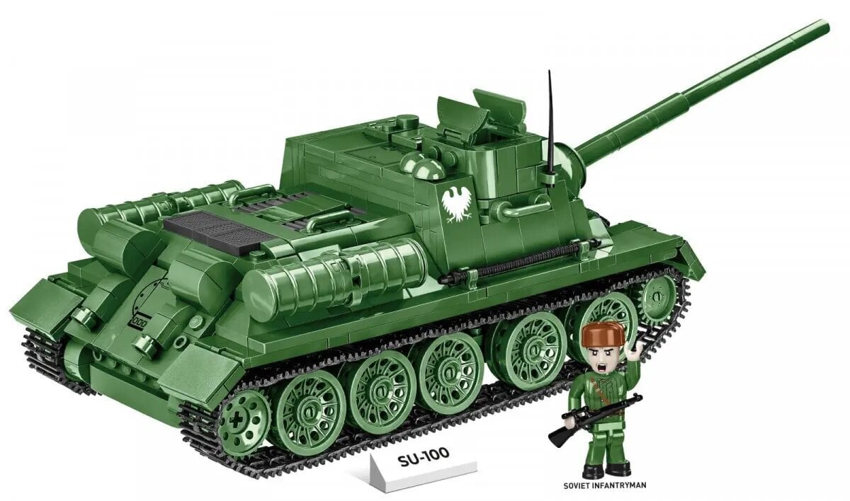 Konstruktor tank Cobi SU-100, 655 tk. цена и информация | Klotsid ja konstruktorid | kaup24.ee