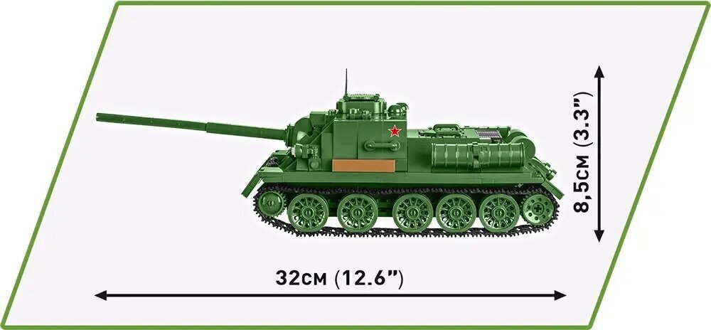 Konstruktor tank Cobi SU-100, 655 tk. hind ja info | Klotsid ja konstruktorid | kaup24.ee