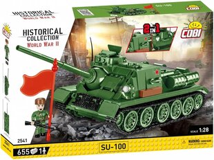 Konstruktor tank Cobi SU-100, 655 tk. цена и информация | Конструкторы и кубики | kaup24.ee