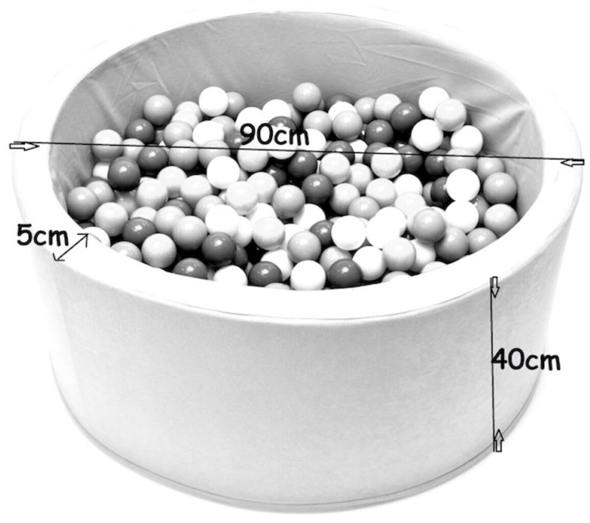 Lastebassein pallidega 200 tk, hall hind ja info | Imikute mänguasjad | kaup24.ee