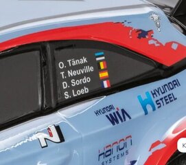 Puldiauto Hyndai i20 WRC Rally team 1:10 hind ja info | Poiste mänguasjad | kaup24.ee