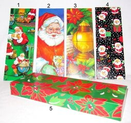 Рождественская подарочная коробка 27x9.5x3.5см цена и информация | Подарочные упаковки | kaup24.ee