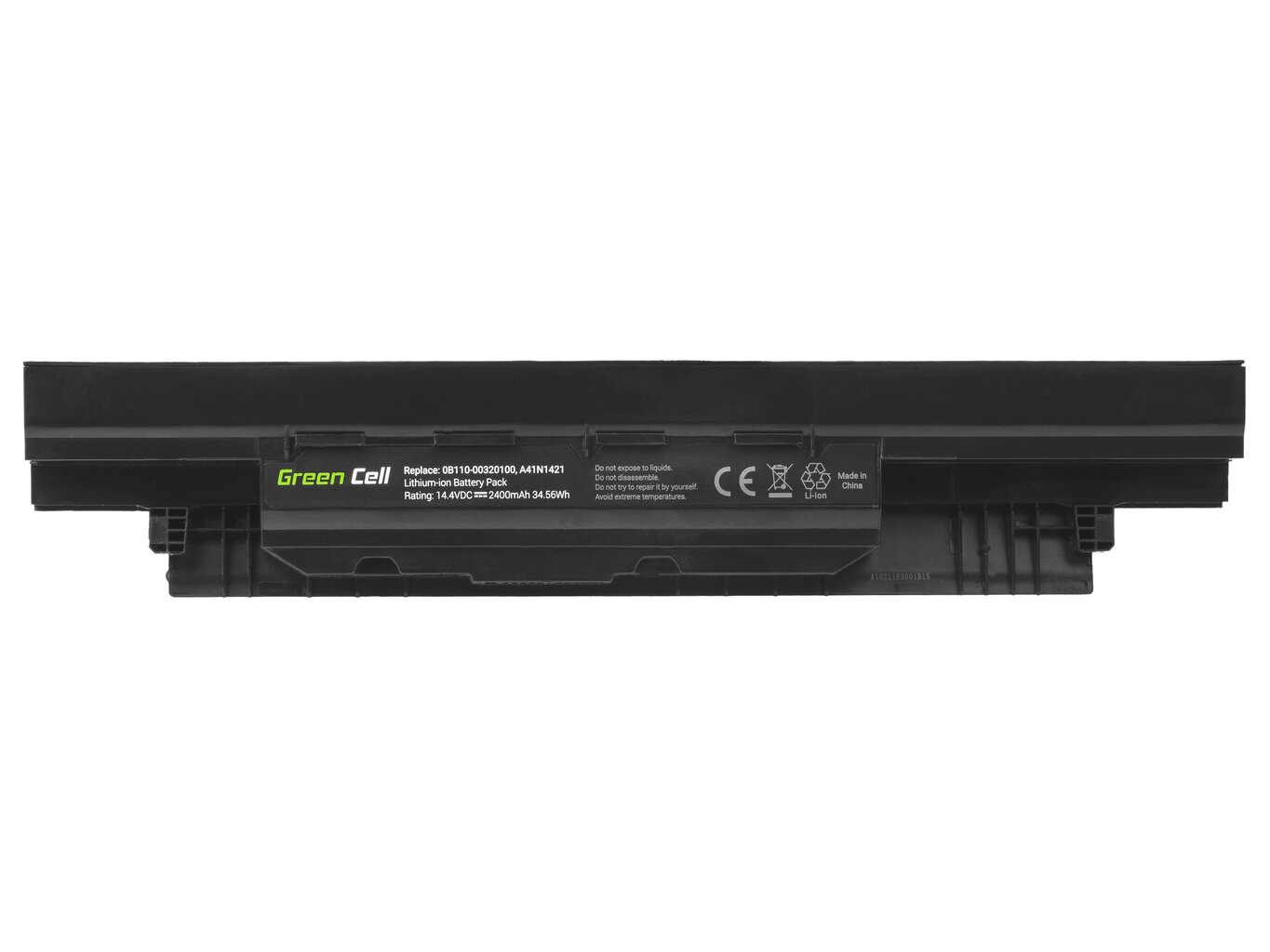 Green Cell Laptop Battery A41N1421 for Asus AsusPRO P2420 P2420L P2420LA P2420LJ P2440U P2440UQ P2520 P2520L P2520LA P2520LJ P25 hind ja info | Sülearvuti akud | kaup24.ee