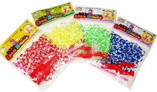 Heegeldus - punumiskummid 200 tk Loom Bands hind ja info | Arendavad mänguasjad | kaup24.ee