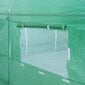 Kasvuhoone akendega, roheline 10 m2 hind ja info | Kasvuhooned | kaup24.ee