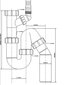 Sifoon ilma peata, haruga McAlpine MCHC8, 50 mm цена и информация | Sifoonid | kaup24.ee