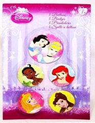 Metallmärgid Disney, 5 tk hind ja info | Peokaunistused | kaup24.ee