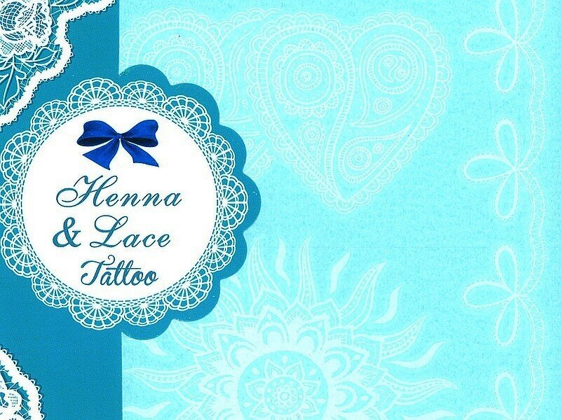 Ajutine tattoo Henna&Lace, 21x15cm hind ja info | Laste aksessuaarid | kaup24.ee