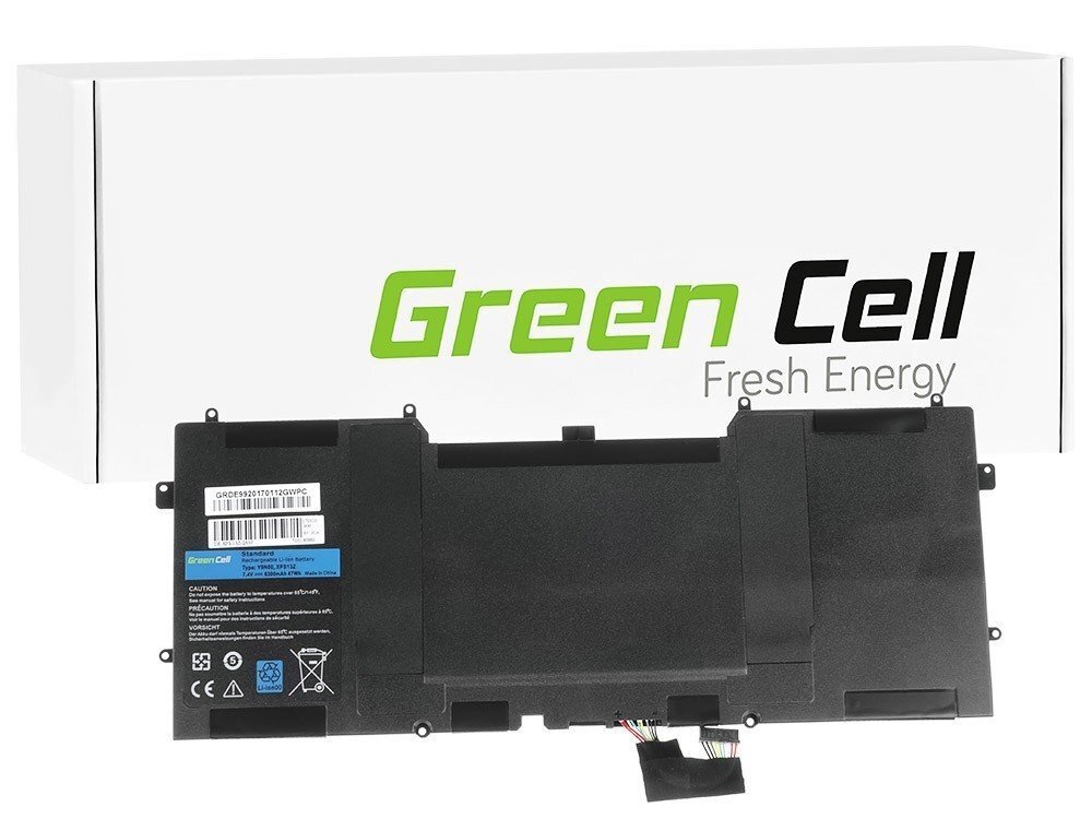 Green Cell Laptop Battery for Dell XPS 13 9333 L321x L322x XPS 12 9Q23 9Q33 L221x hind ja info | Sülearvuti akud | kaup24.ee