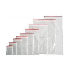 LDPE taassuletavad kotid 19x25cm, 50 tk цена и информация | Посуда для хранения еды | kaup24.ee