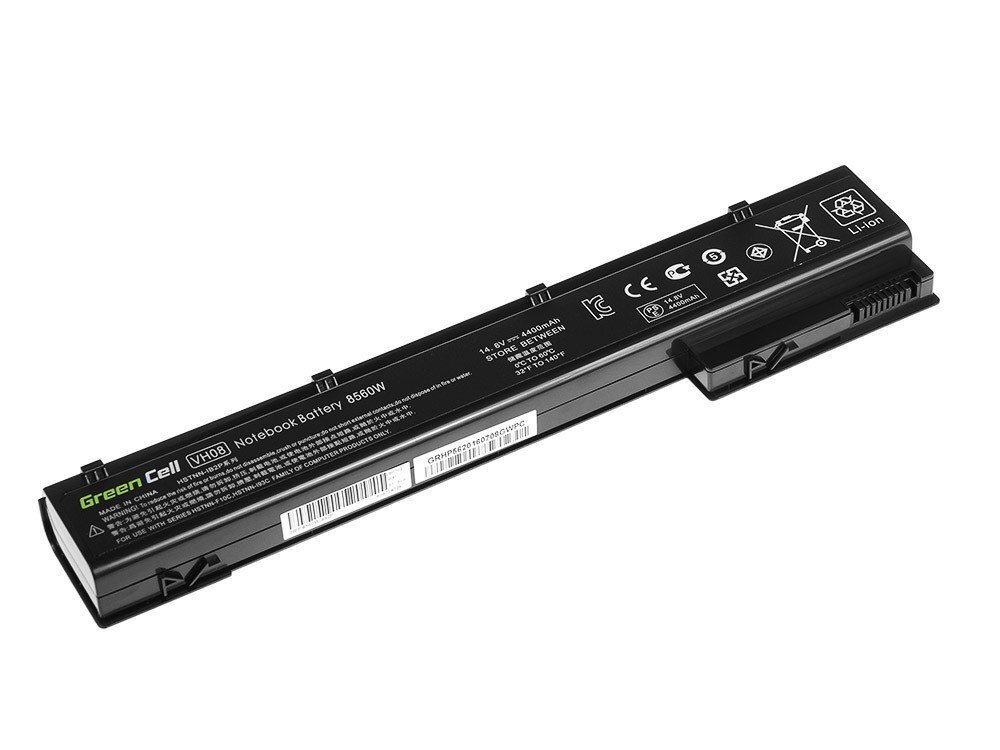 Green Cell Laptop Battery for HP EliteBook 8560w 8570w 8760w 8770w hind ja info | Sülearvuti akud | kaup24.ee