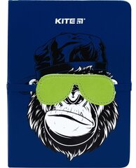 Блокнот BLUE MONKEY, Kite, B6, в коробке, 96 листов, 70гр, твердая ПУ обложка с декором цена и информация | Тетради и бумажные товары | kaup24.ee