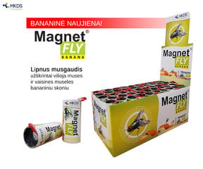 Kleepuv kärbsepaber Magnet Fly BANANA, 1 tk цена и информация | MKDS Товары для сада | kaup24.ee