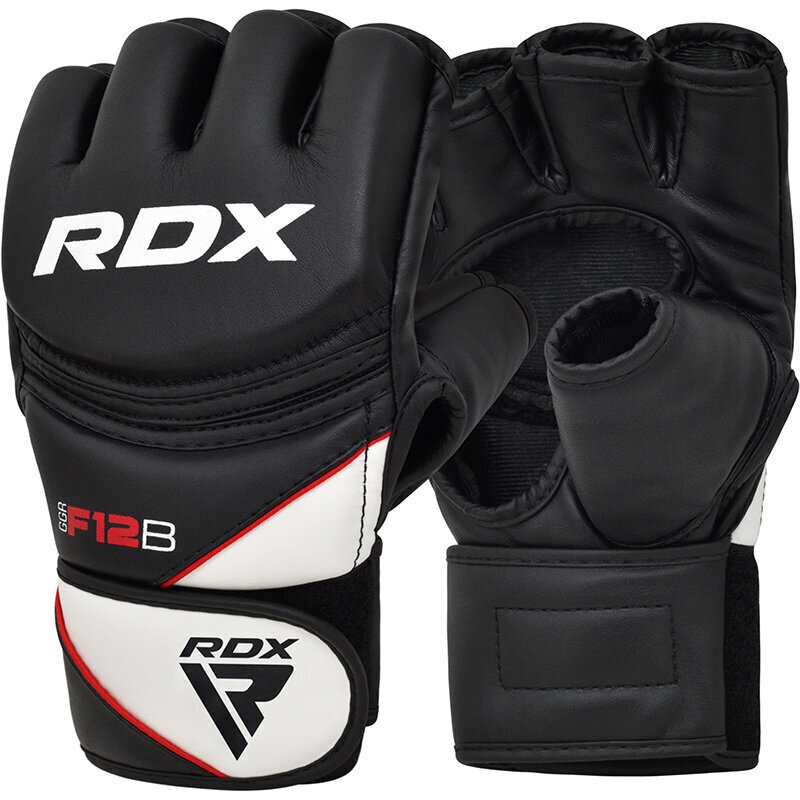 Poksikindad treeninguks RDX MMA F12, mustad hind ja info | Poksivarustus | kaup24.ee