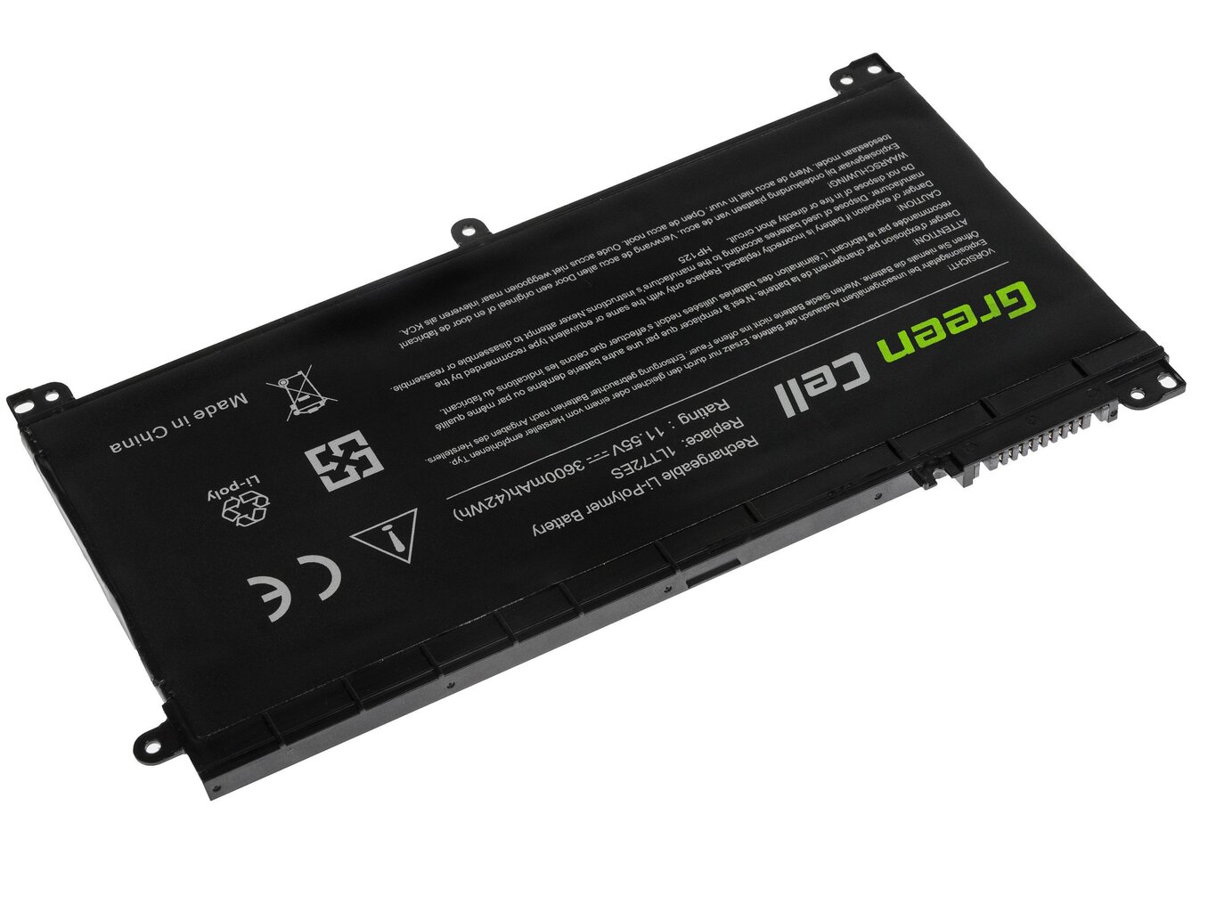 Green Cell Laptop Battery for HP Omen 15-AX HP Pavilion x360 11-U 13-U M3-U HP Stream 14-AX 14-CB hind ja info | Sülearvuti akud | kaup24.ee