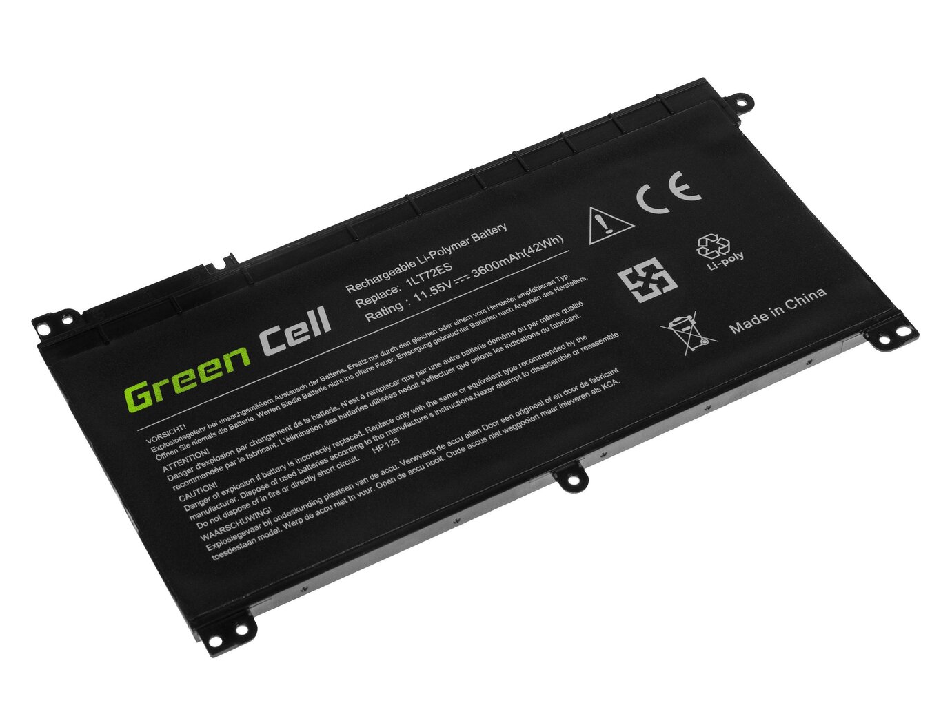 Green Cell Laptop Battery for HP Omen 15-AX HP Pavilion x360 11-U 13-U M3-U HP Stream 14-AX 14-CB цена и информация | Sülearvuti akud | kaup24.ee