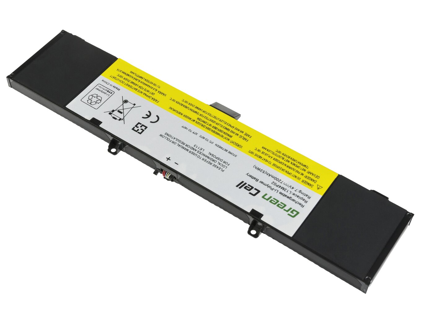 Green Cell Laptop Battery for Lenovo Y50 Y50-70 Y70 Y70-70 L13M4P02 hind ja info | Sülearvuti akud | kaup24.ee
