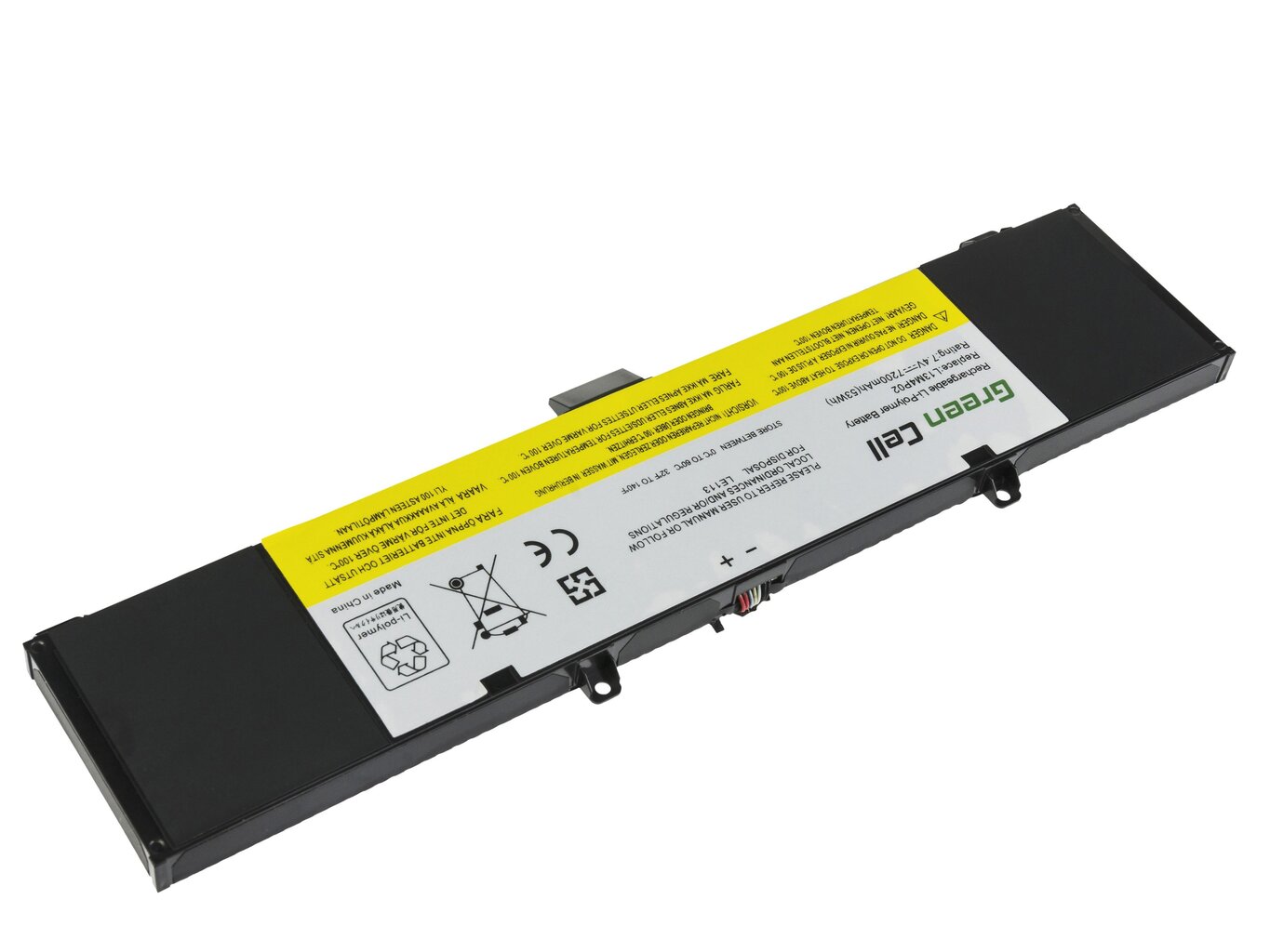 Green Cell Laptop Battery for Lenovo Y50 Y50-70 Y70 Y70-70 L13M4P02 цена и информация | Sülearvuti akud | kaup24.ee